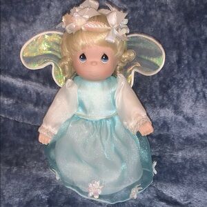 Precious Moments Blue and White Angel Doll